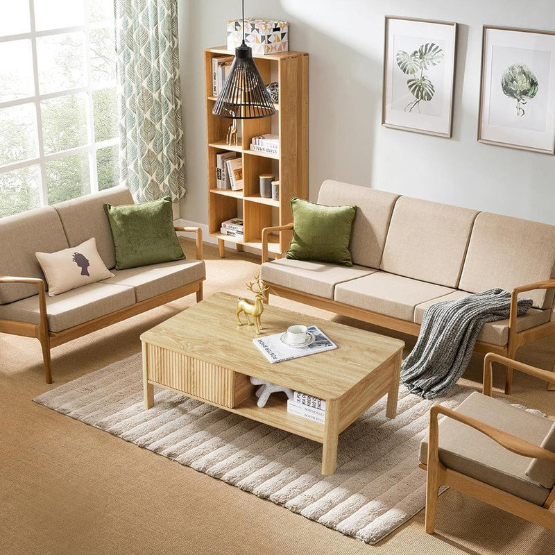Berneen Coffee Table, Natural