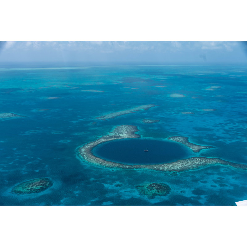 «Great Blue Hole» par Hartmanc10 - Photographie sur toile tendue, L 12 po x H 8 po