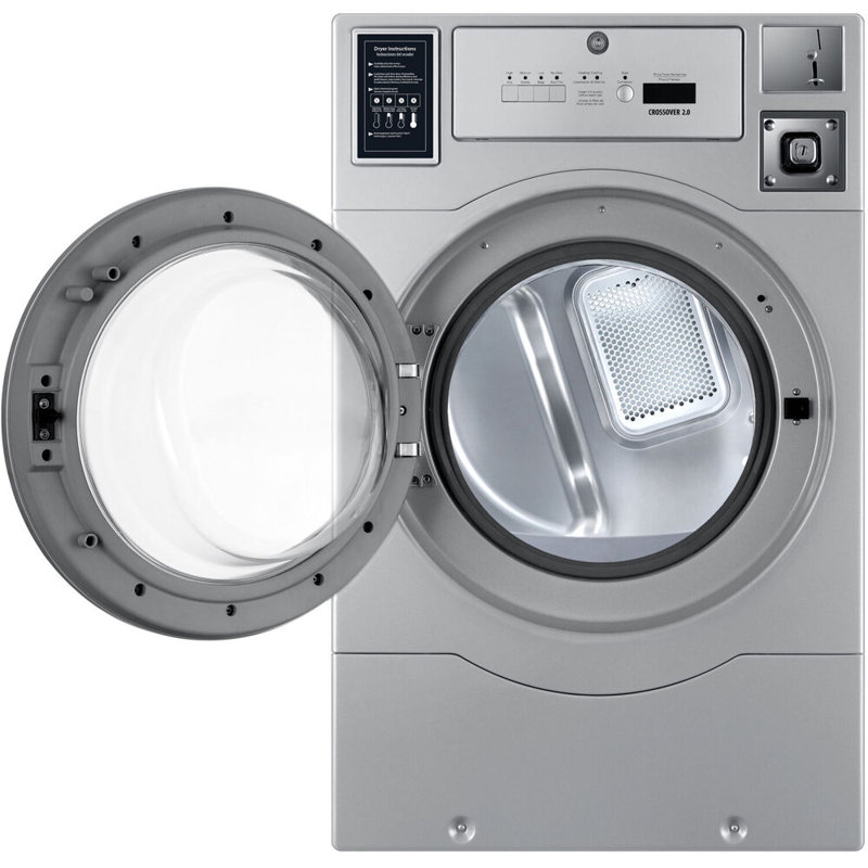 Industrial Coin-Operated Clothes Washer Dryer, Natural Gas