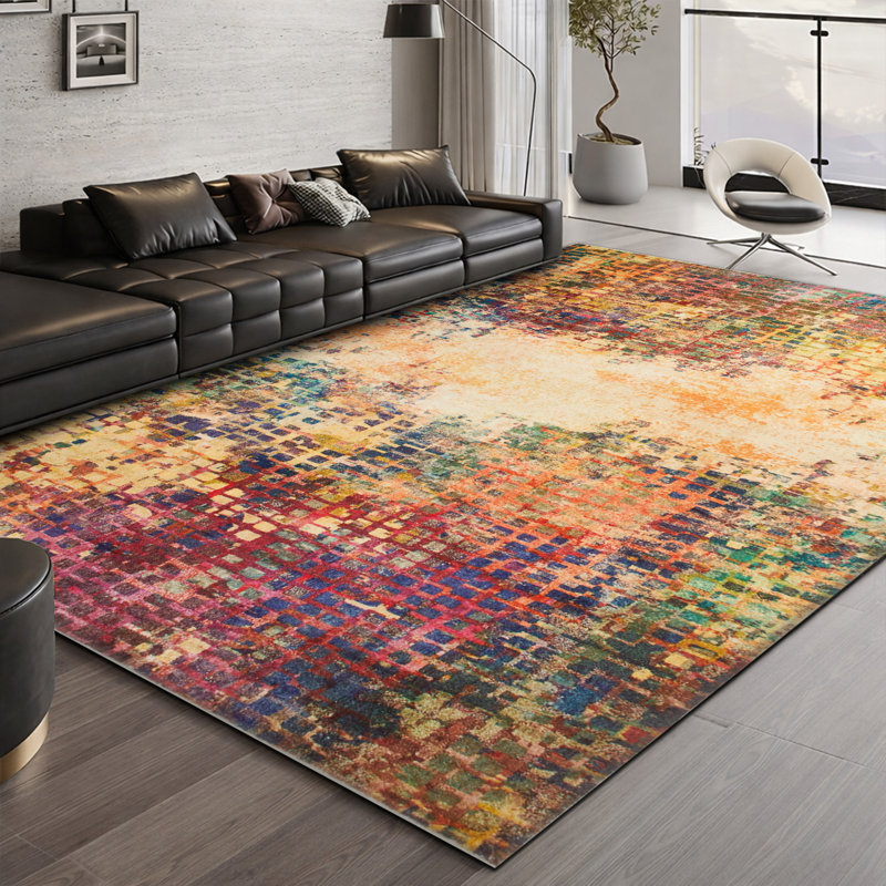 Vintage Oriental Area Rug – Living Room Large Rug for Cozy and Stylish Space, Rectangle 200 x 290 cm