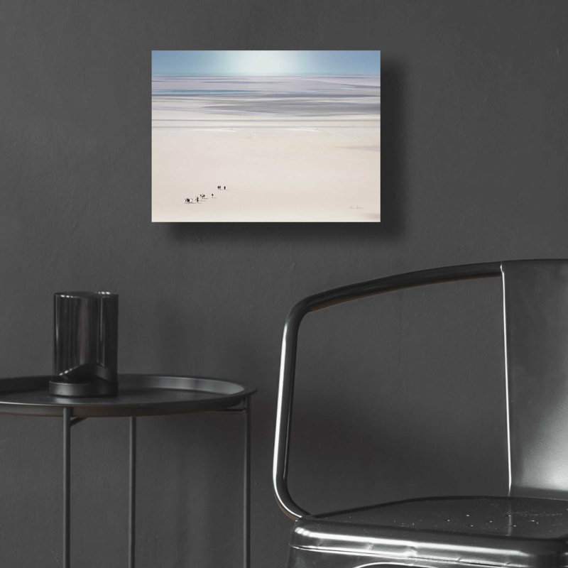 «Caravan In France» par Keri Bevan, H 12 po x l 16 po x P 0,13 po
