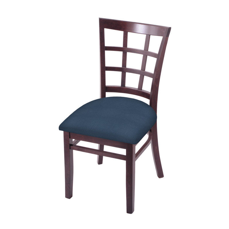 Hampton 18'' H Upholstered Beech Side Chair, Dark Cherry, Rein Bay