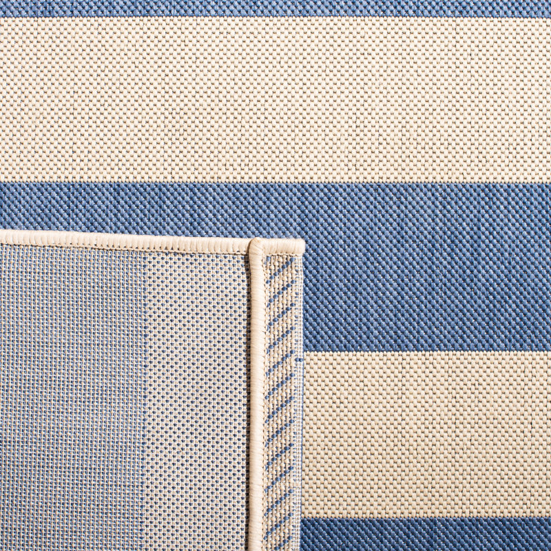 Tapis d'intérieur / extérieur à rayures Peterman Performance, Rectangle 2 pi x 3 pi 7 po