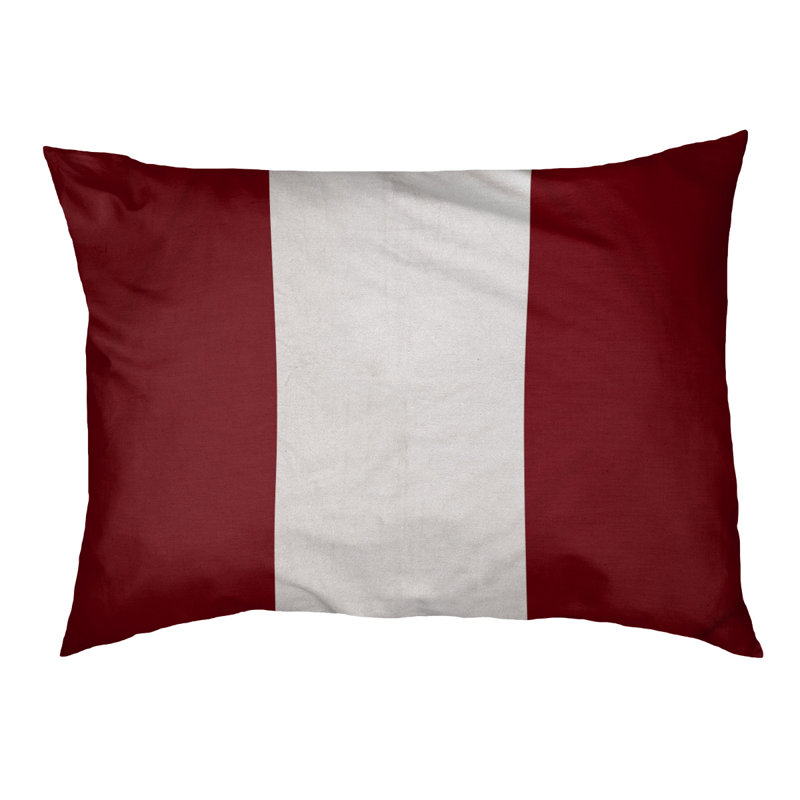 Coussin Louisville, Grenat, Moyen (l 40 po x P 30 po x H 6,5 po)