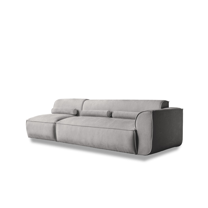 Flex Felix 3 Seater Seating Component, Right Hand Facing, Grey