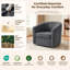Fauteuil demi-tonneau pivotant-896247367