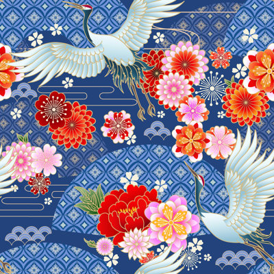 Printemps japonais, impression sur toile tendue