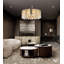 Lustre rond en cristal 12 lumières Transitional-436464418-436464419