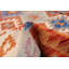 Kilim en cuivre audacieux et coloré 6 pi 7 po x 9 pi 9 po