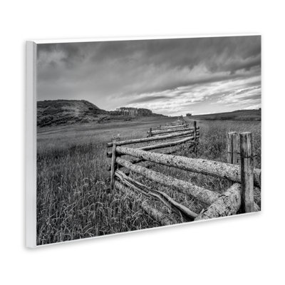 Plaque murale Zigzag Fence into Pasture, design par Jon Evan