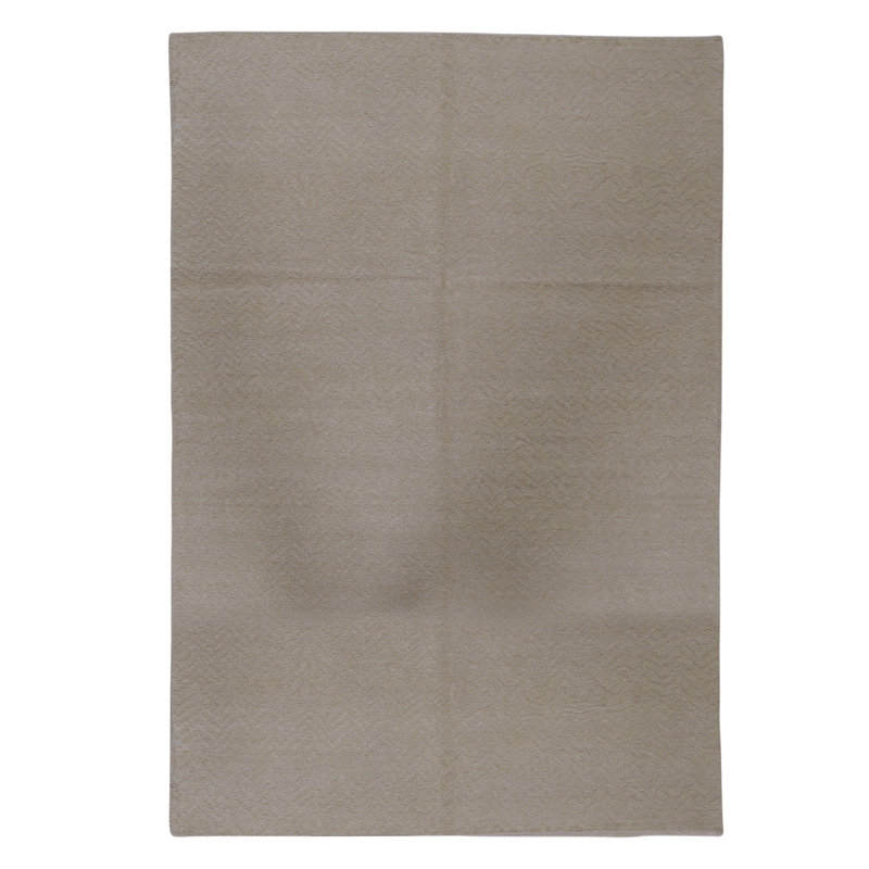 High-Quality Hand-Knotted Milk Area Rug