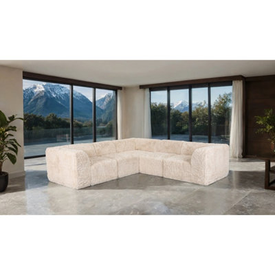 Canapé modulaire symétrique 5 pièces Earley
