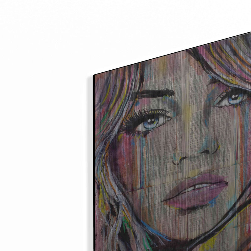 Red Barrel Studio® «In Someway» par Loui Jover, art mural en métal, MTL-1491, H 16 po x l 12 po