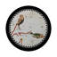 Zodiac Pisces Vegan Leather Round Pebble Placemat-1185039448
