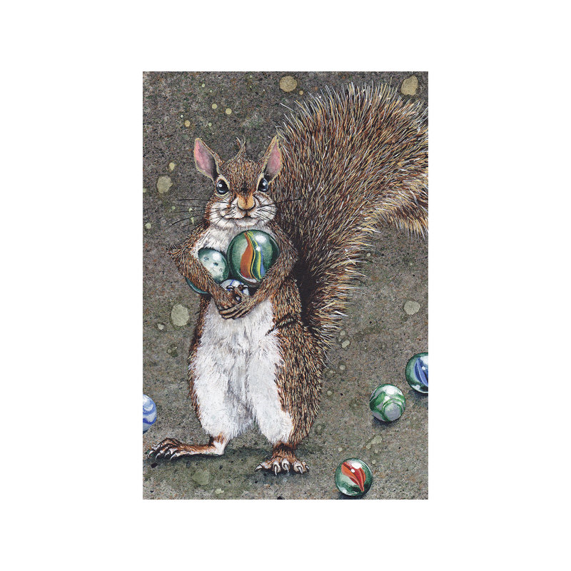 Totally Marbles 1 Piece Wrapped Canvas Painting, 66.04 cm H x 45.72 cm W x 3.175 cm D
