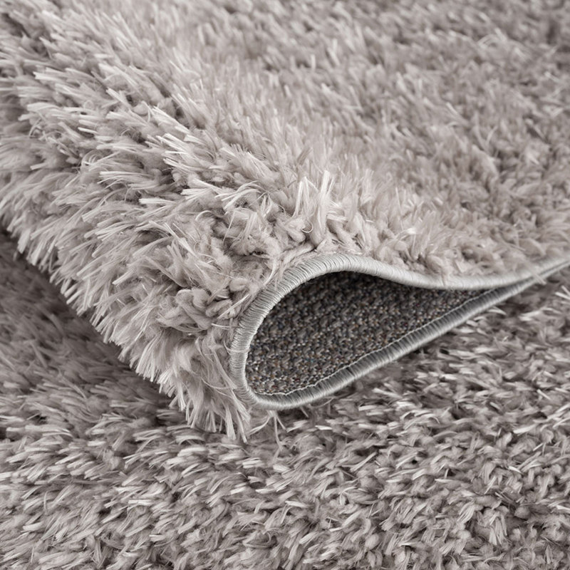 Tapis à poils longs en polyester super doux, Rectangle 9 pi x 6 pi 6 po