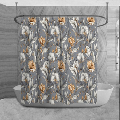 Monasha Floral Shower Curtain