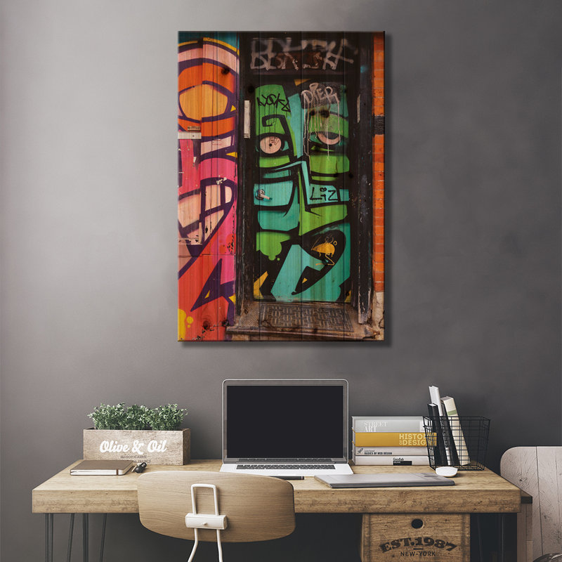 " Chicago " by Bethany Young, 26" H x 18" W x 1.5" D, Wrapped Canvas