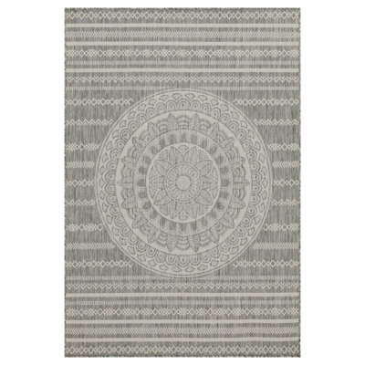 Sunshine GC_HAR2018 Silver Indoor/Outdoor Area Rug