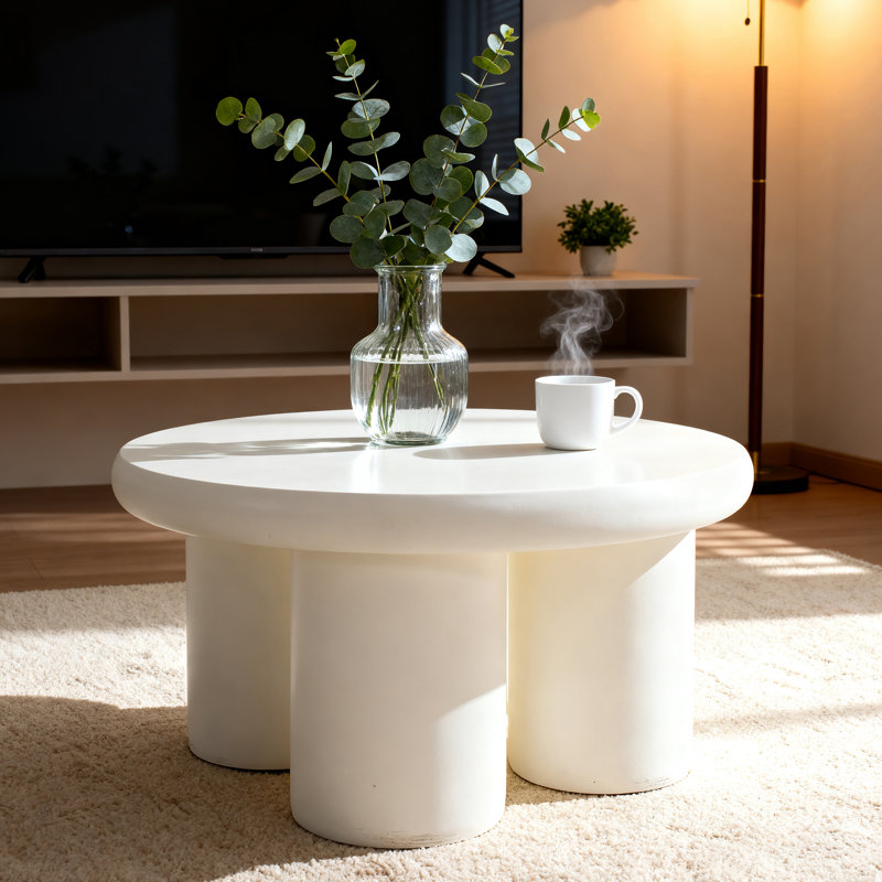 Table basse ronde