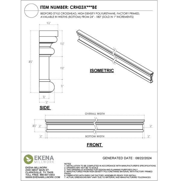 Dimensions du produit