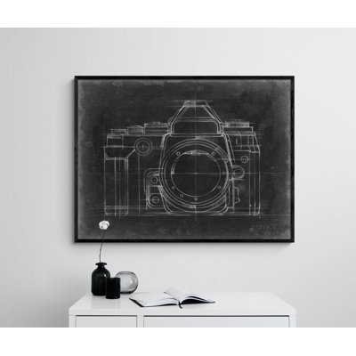 Tableau noir, photo, réception, studio noir, blanc