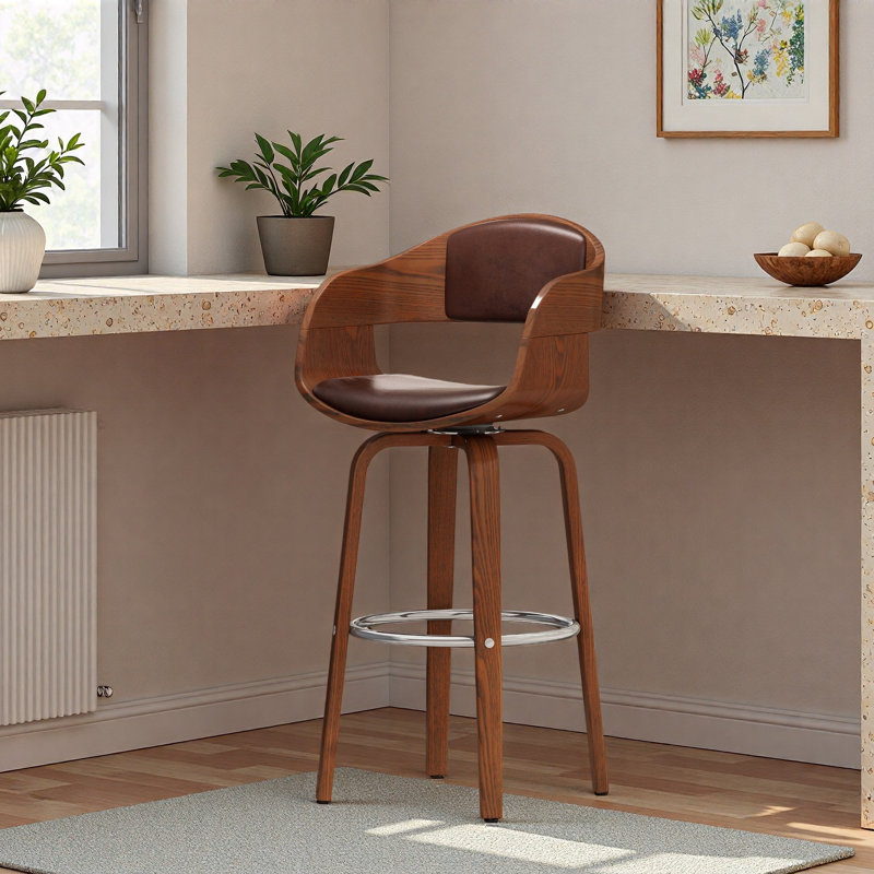 Tabouret de bar, Marron foncé