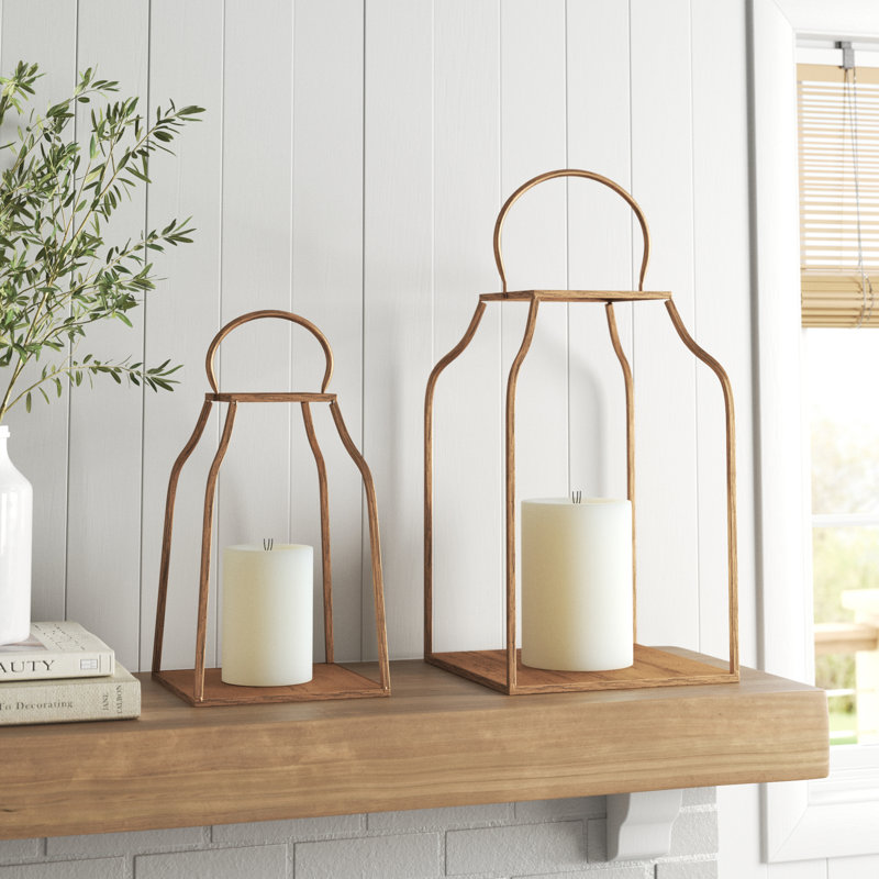 20.5'' H Metal Tabletop Lantern