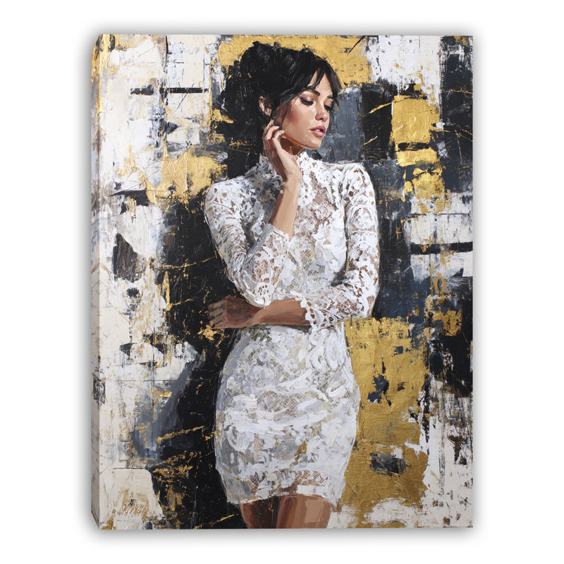 Art mural sur toile tendue Scarlet Reflection, L 36 po x H 48 po x P 1,5 po