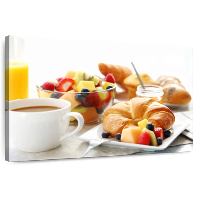 Assiette à déjeuner Yarlin Croissant