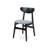 Jaremiah 2 - Person Solid Wood Top Four Leg Base Dining Set-720657470
