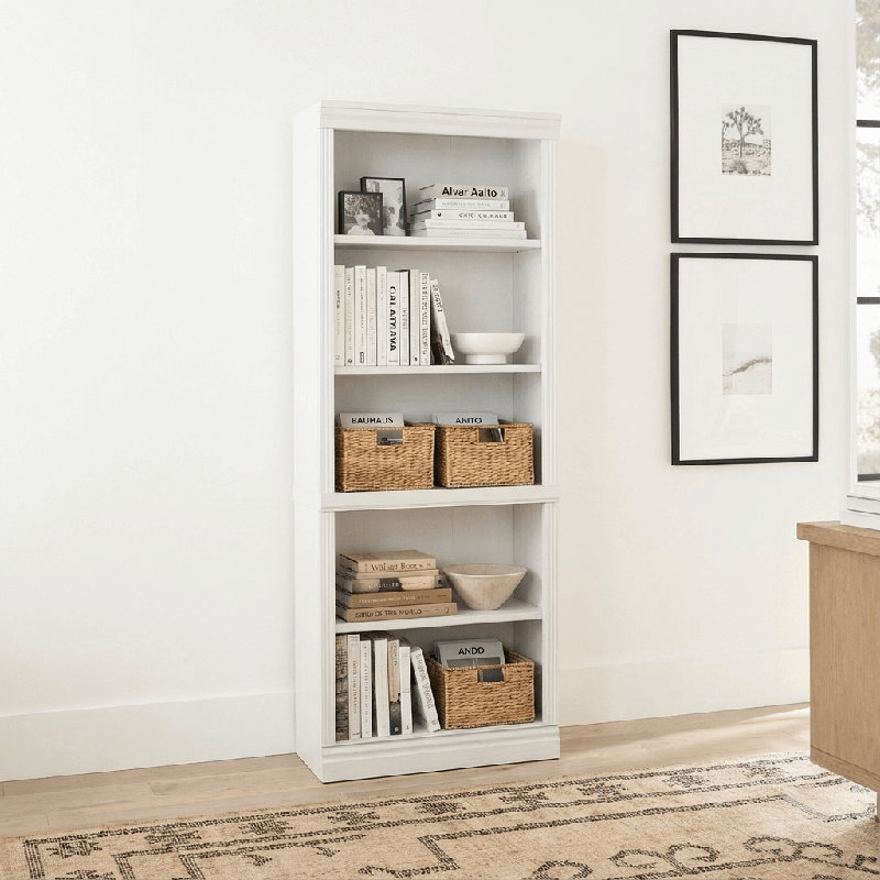 Anotidaishe Bookcase, Chestnut White