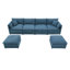 Canapé modulaire en chenille, ensemble de canapé en forme de U avec coussins doubles, canapé-lit à 6 places avec repose-pieds-1727152458