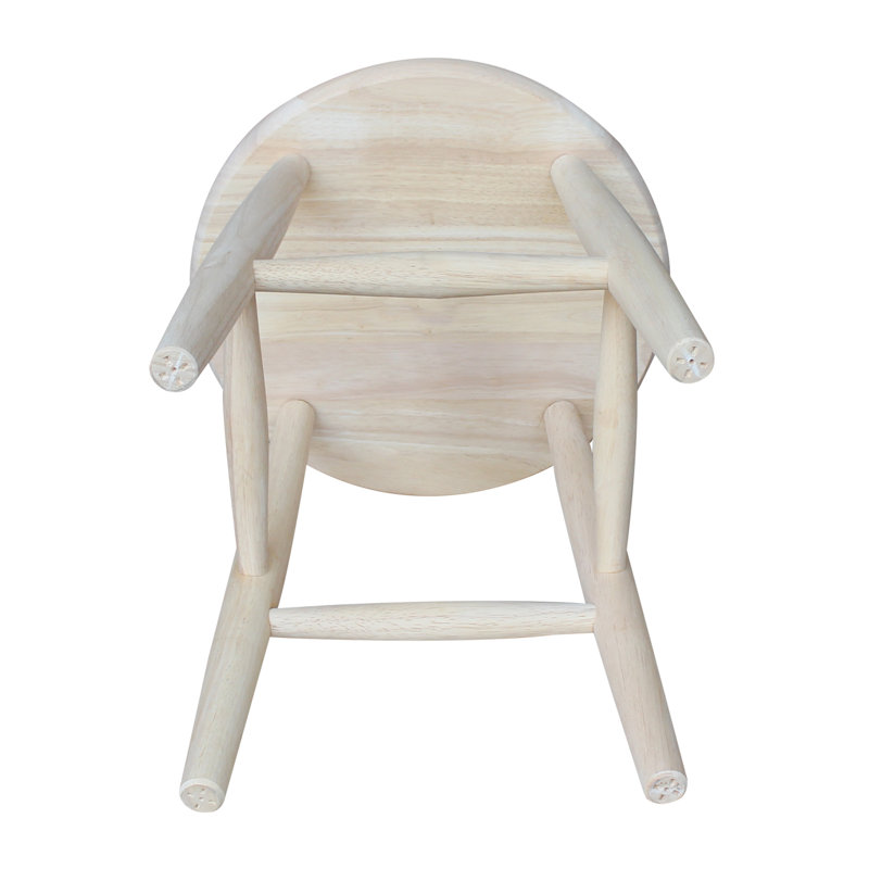  Bailey-Mai Swivel Solid Wood Stool, Short Stool (19.7" Seat Height)