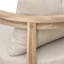 Tabouret de bar d'extérieur Abaco, bois clair avec coussin beige, ensemble de 2-845706080