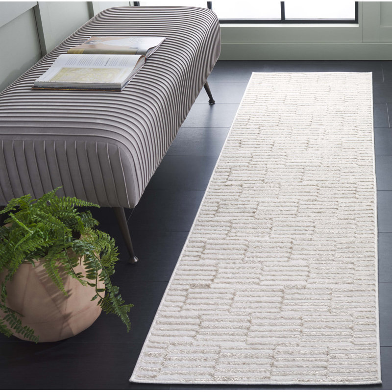 Marneshia Performance Solid Color Rug, Runner 2' x 8'