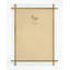 Lucite Wht Gld Frame Metal Frame-42198009