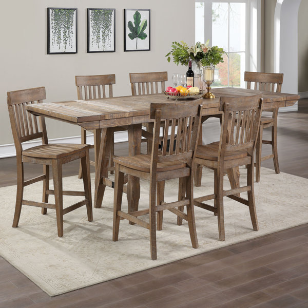 Rosalind Wheeler Ballam Counter Height Extendable Dining Set | Wayfair