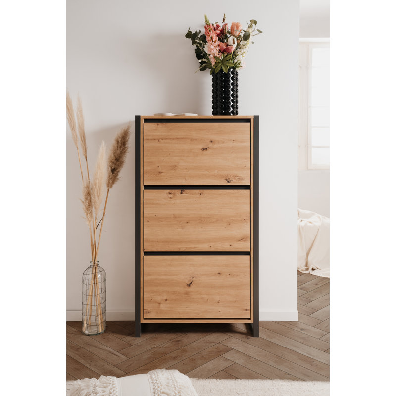 6 Pair Flip Down Shoe Storage