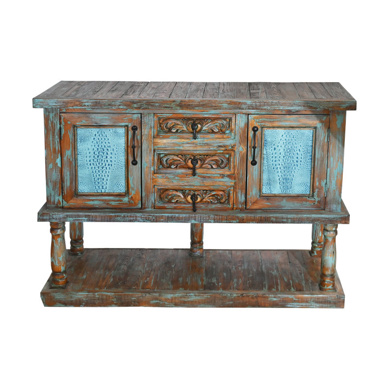 Buffet turquoise