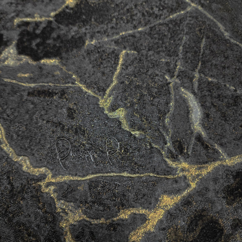 Papier peint imitation béton gris anthracite Erko