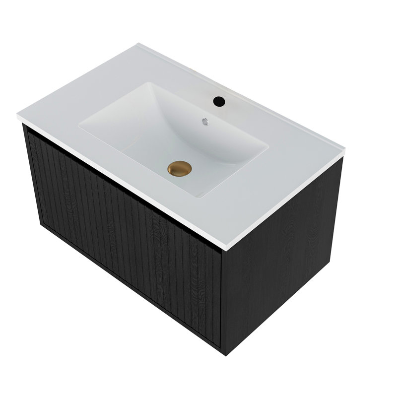 Meuble-lavabo 30 po avec lavabo en céramique