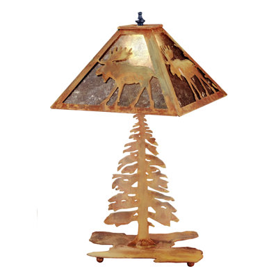 Rustic Lodge Table Lamp