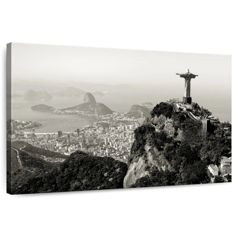 Hannes Rio De Janeiro en monochrome, H 16 po x l 24 po