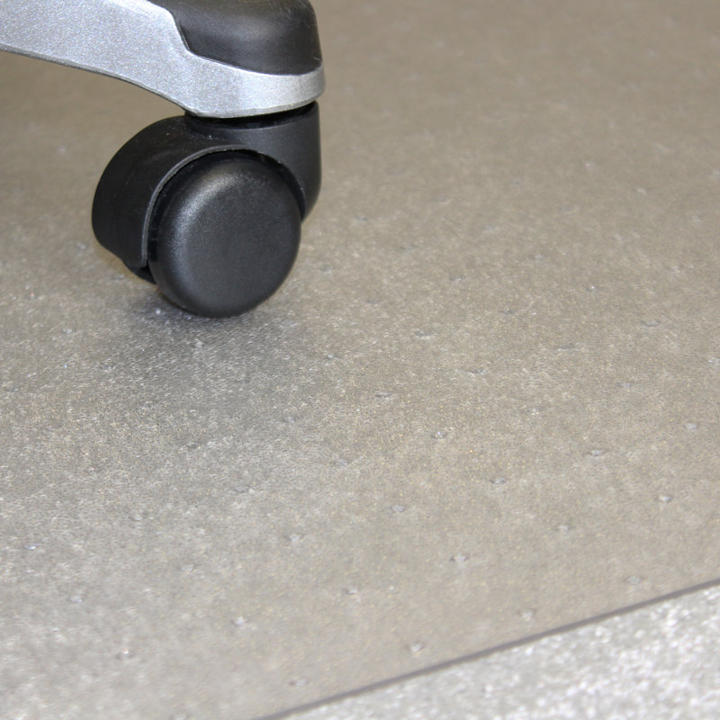 BioPlus Polycarbonate Chair Mat for Low-Medium Pile Carpets, 89cm W x 119cm D