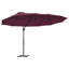Umbrella Polyester and Aluminium Outdoor Parasol Garden Shade Terrace-831547689