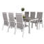 Faiyaz 6 - Person Patio Dining Set with Extendable Rectangular Table
