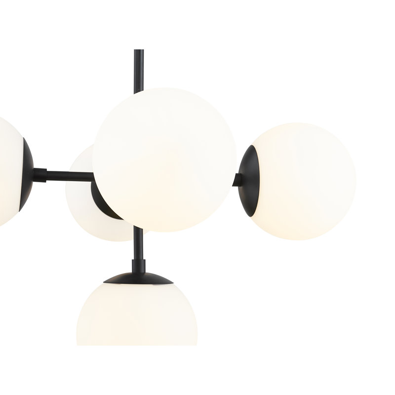 Luminaire suspendu moderne à 5 lumières Spoutnik