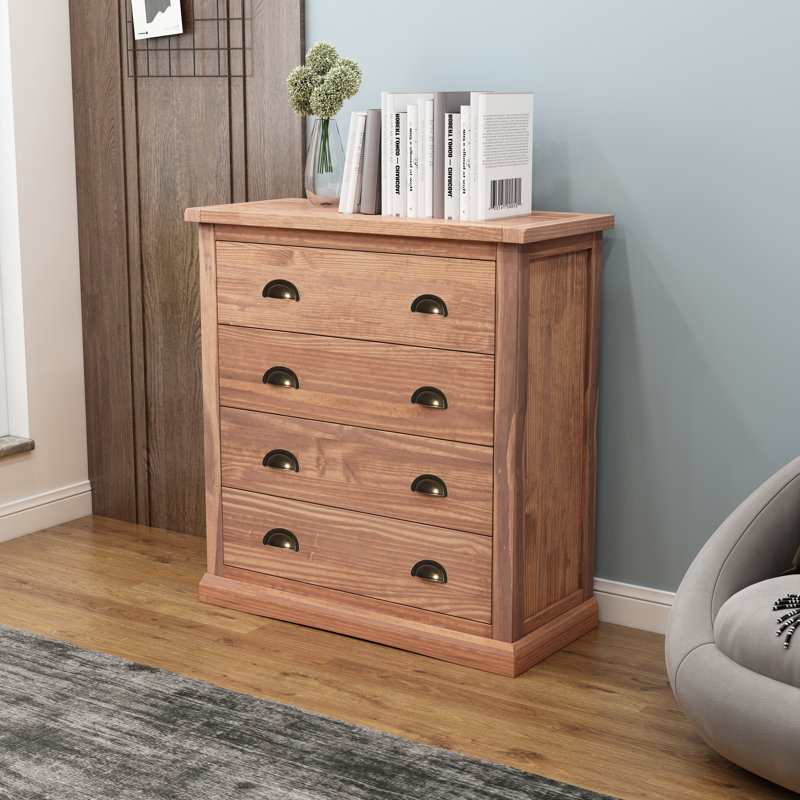 Durden 90cm W 4 - Drawer Chest of Drawers