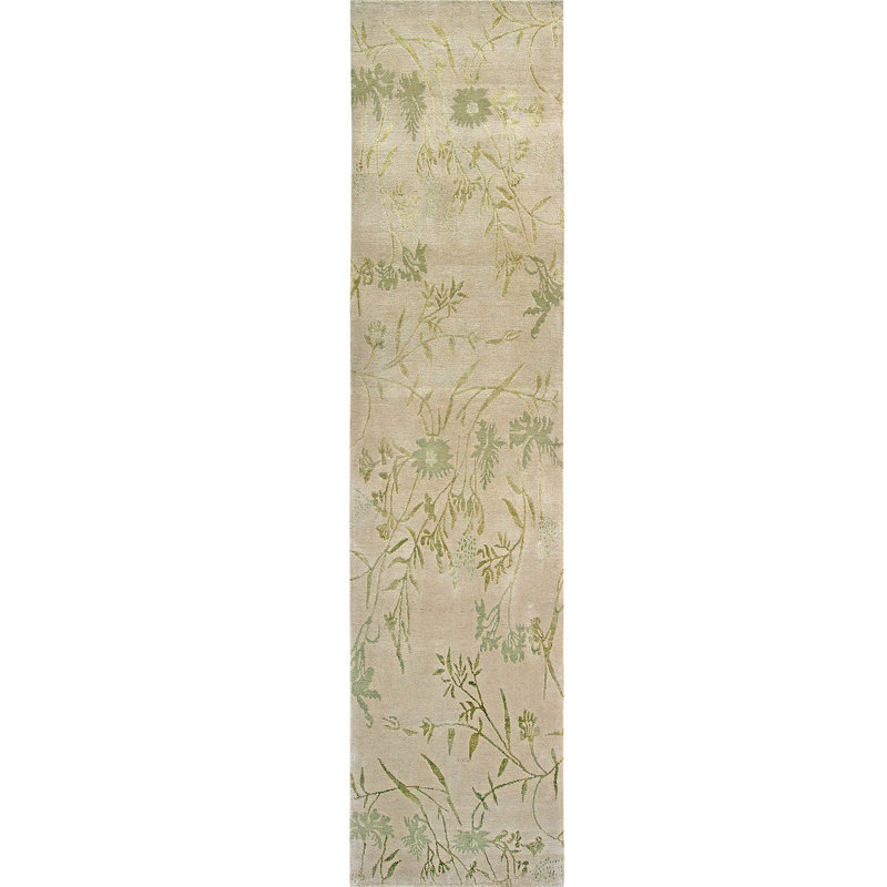 Floral Area Rug, Runner 3' x 10'